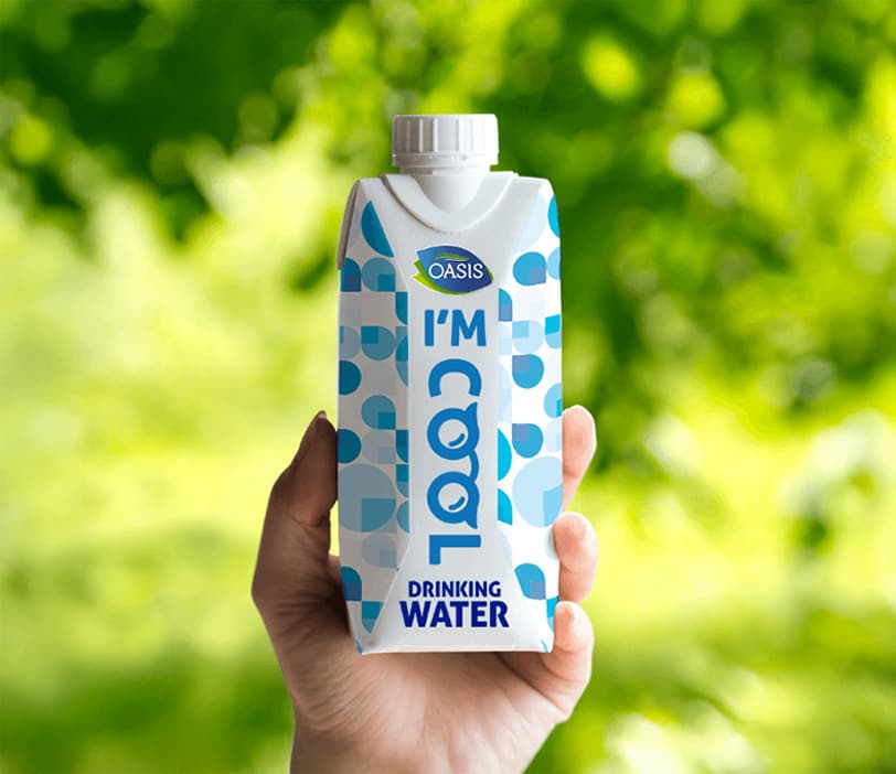 Introducing the all-new Oasis Boxed Drinking Water